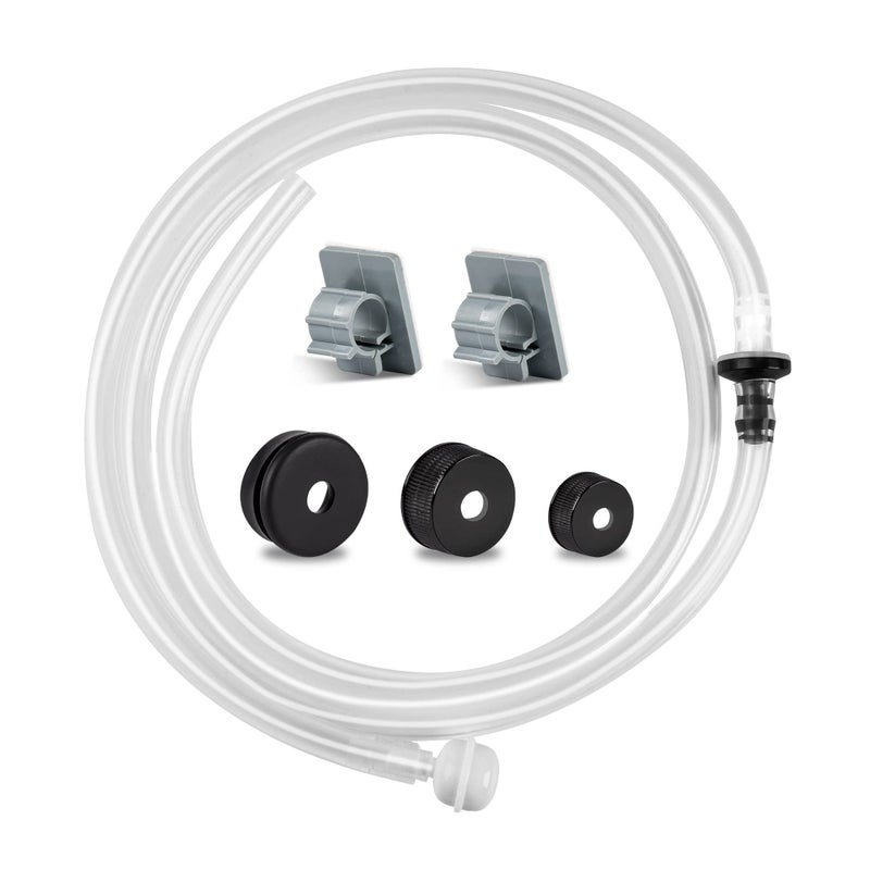 Yofidra Sink Soap Dispenser Extension Kit: Under Sink Dish Soap Dispenser with 47" Tube Hose and Check Valve for Prevent Backflow Countertop Kitchen Sink Accessories - Image 1